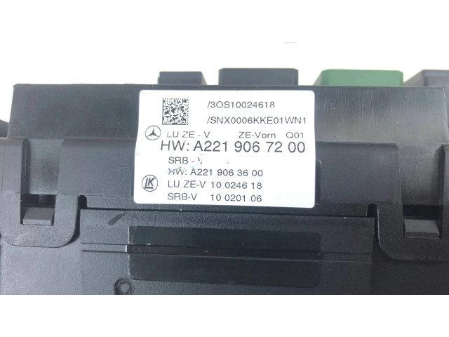Блок комфорта A2219067200, A2219063600 Mercedes-Benz S W221