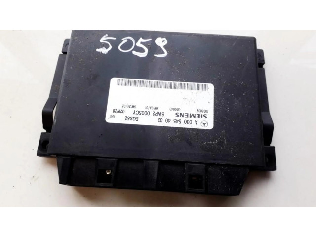 Блок управления коробкой передач A0305454032, 5WP20005CY Mercedes-Benz E W211