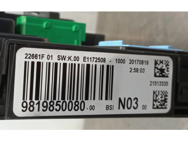 Блок предохранителей 9819850080 Peugeot 2008 I