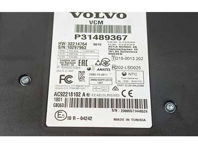 Řídící jednotka 31489367 Volvo XC60 2018