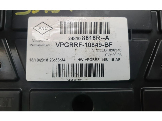 Панель приборов 248108818R, VPGRRF10849BF   Renault Clio IV       