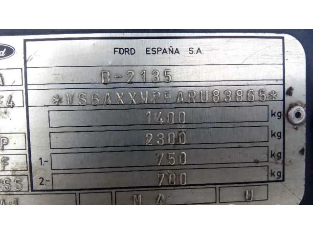 Подушка безопасности водителя 94FB14A664AA Ford Fiesta