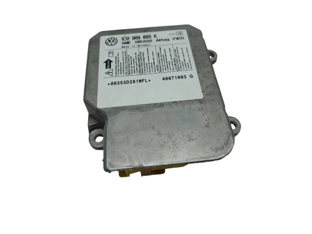 Блок подушек безопасности 1C0909605K, 5WK43125 Skoda Fabia Mk2 (5J)