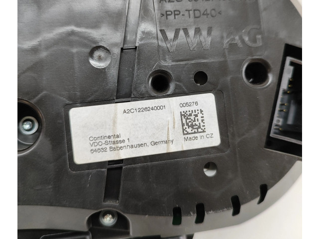 Панель приборов 565920940A, A2C1226240001 Skoda Karoq