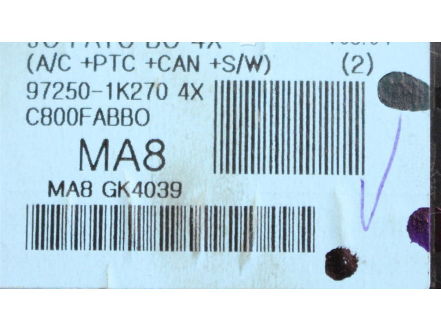 Блок управления климат-контролем 972501K270, 97250-1K270   Hyundai ix20