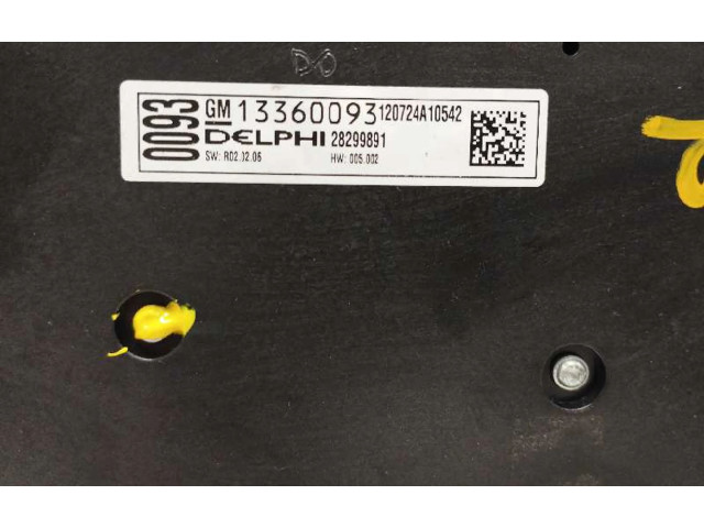 Блок управления HiFi audio 13360093, CONTROLESRADIO Opel Astra 2012