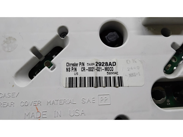 Панель приборов 56042928AD Jeep Grand Cherokee (WJ)