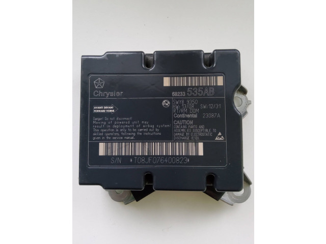 Блок подушек безопасности 68233535AB, T08JF076400823   Chrysler Town & Country V