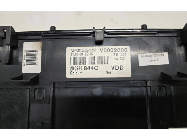 Панель приборов 2K0920844C, V0002000 Volkswagen Caddy