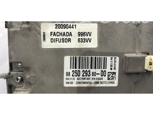 Дисплей 9831652880 Citroen C4 II Picasso