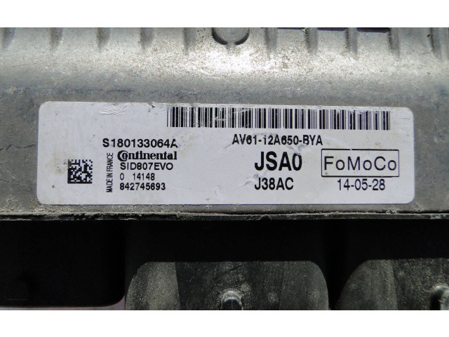Блок управления двигателем Блок управления AV6112A650BYA, S180133064A Ford B-MAX