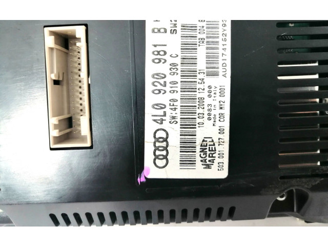 Přístrojová deska Audi Q7 4L 2006 4L0920981B