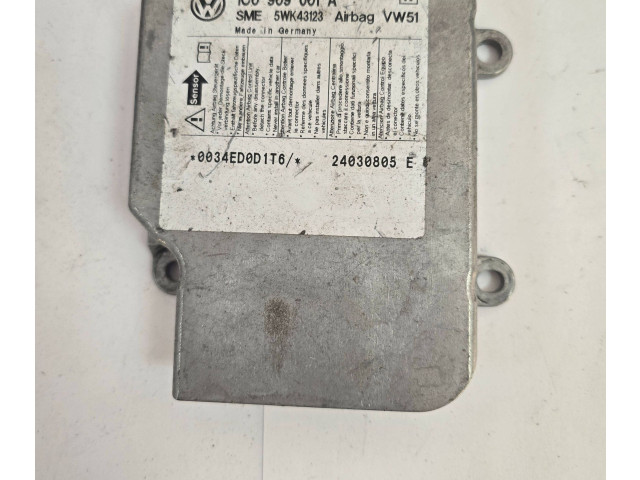 Блок подушек безопасности 1C0909601A, 5WK43123 Skoda Fabia Mk1 (6Y)