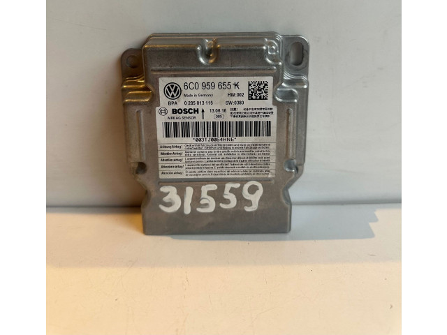 Блок подушек безопасности 6C0959655K Skoda Fabia Mk3 (NJ)