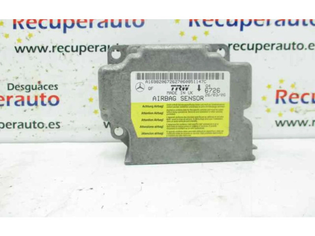 Блок подушек безопасности A1698206726 Mercedes-Benz A W169