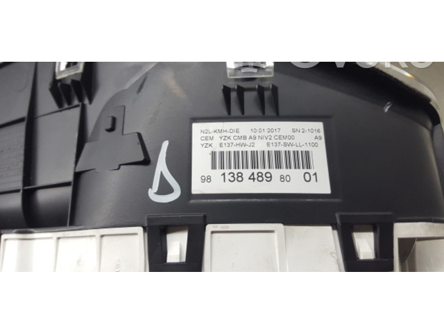 Панель приборов 981384898001, 60.000KM   Peugeot 2008 I       