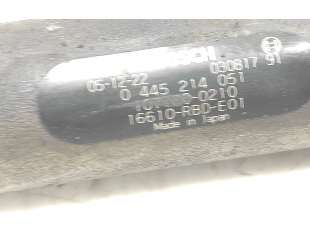 Топливная рампа 0445214051, 16610RBDE01   Honda Accord  