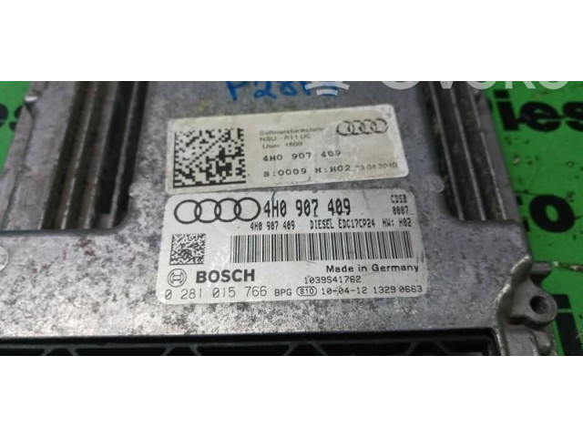 Řídící jednotka 0281015766, 4H0907409   Audi A8 S8 D4 4H 2010