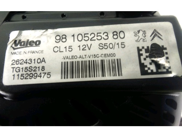 Генератор 9810525380 Citroen Berlingo