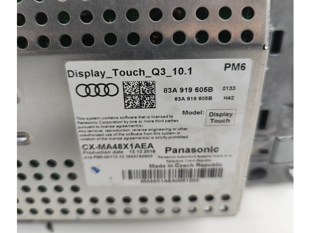 Дисплей 83A919605B Audi Q3 F3