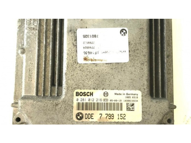 Řídící jednotka 0281012216, 7799152 Mini One - Cooper R50 - 53 2003