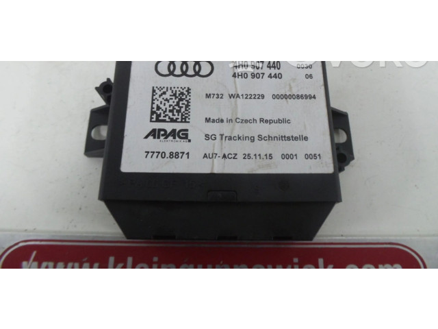 Блок управления 4H0907440 Audi A7 S7 4G
