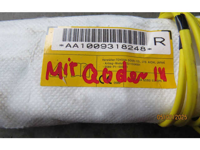 Подушка безопасности в сиденье AA1009318248, 0589P1000 Mitsubishi Outlander