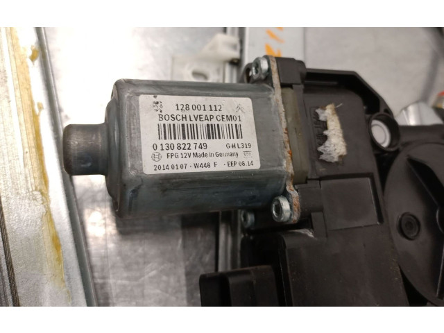 Электрический механизм для подъема окна без двигателя 128001112, 9675898980    Citroen C5 2008 - 2016 года