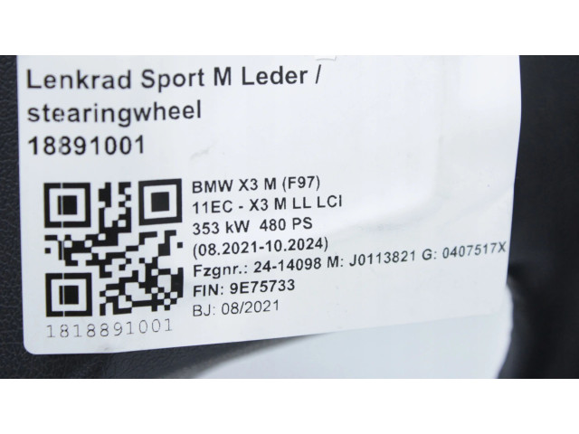Руль BMW X3 G01  2018 - 2024 года 8097997      