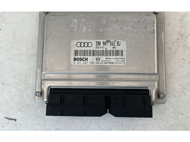 Блок управления двигателя 3B0907552BJ, 0261207500   Audi A6 S6 C5 4B