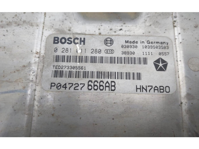 Řídící jednotka P04727666AB Chrysler Voyager