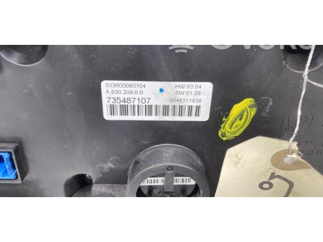 Блок управления климат-контролем 735487107 Lancia Delta III