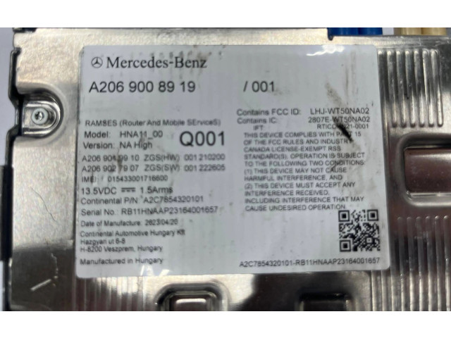 Блок управления A2069008919   Mercedes-Benz A W176