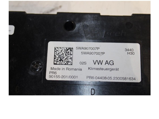 Блок управления климат-контролем 5WA907007P   Audi A3 8Y