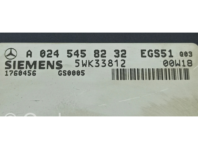Блок управления коробкой передач A0245458232, 5WK33812   Mercedes-Benz CLK A208 C208