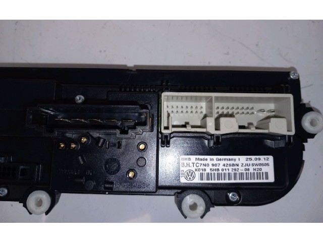 Блок управления климат-контролем 7N0907426DAZJU, 7N0907426DAZJU Volkswagen Caddy