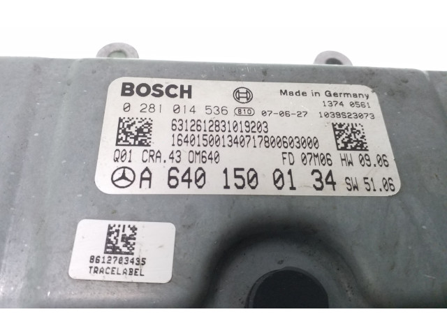 Řídící jednotka A6401500134, 0281014536 Mercedes-Benz B W245 2009