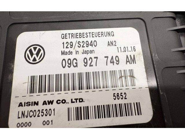 Блок управления коробкой передач 09G927749AM, 129S2940   Volkswagen Jetta VI