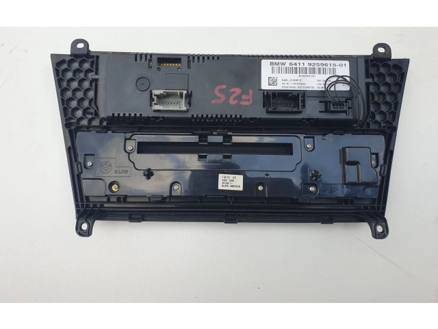 Блок управления климат-контролем 9259615, 1101422952   BMW X3 F25