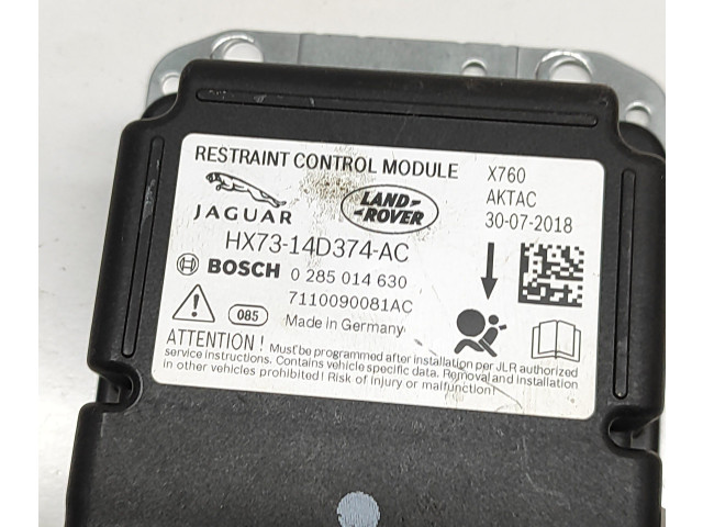 Блок подушек безопасности HX7314D374AC, 0285014630 Jaguar XF X260