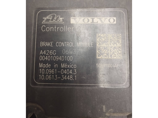 Блок АБС 00401094D100, 10061334481   Volvo  S80  2007 - 2013 года
