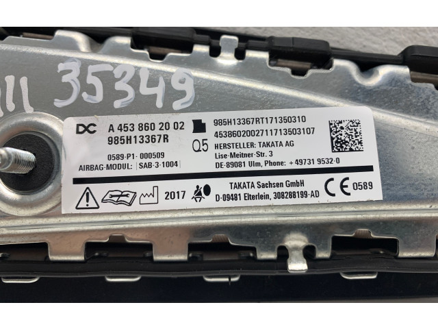 Подушка безопасности в сиденье 985H13367R, 308124110   Renault Twingo III