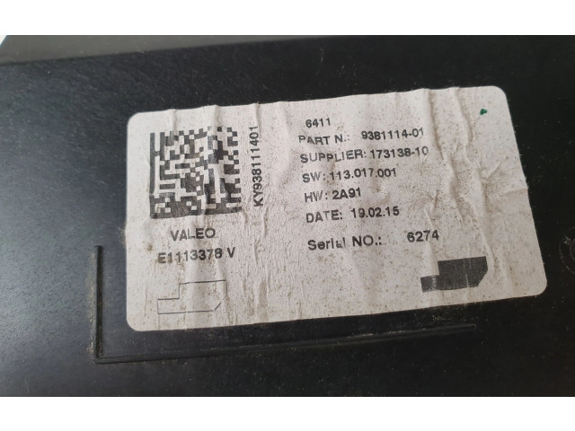 Блок управления климат-контролем 9381114 Mini One Cooper F56 F55