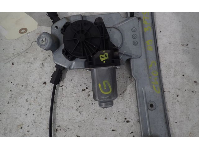 Передний комплект электрического механизма для подъема окна Renault Clio III 2005 - 2012 года