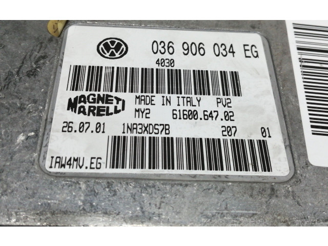 Блок управления двигателя 036906034EG, 1NA3XDS7B Audi A2