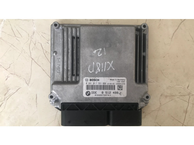 Řídící jednotka 8512499, 0281017551 BMW X1 E84 2011