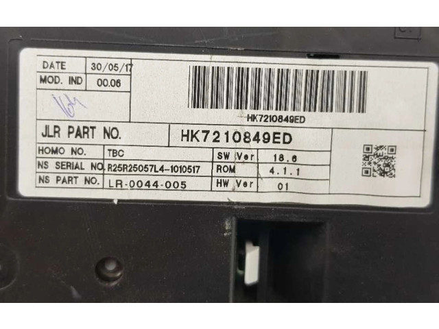 Přístrojová deska Land Rover Discovery Sport 2018 LR076600, HK7210849ED