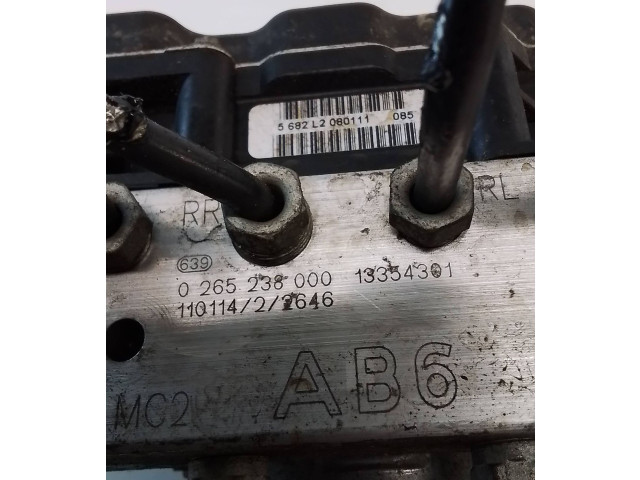 Блок АБС 13354301, 0265238000   Opel  Meriva B  2010 - 2016 года