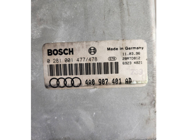 Řídící jednotka 4A0907401AD, 0281001477 Audi A6 S6 C4 4A 1997