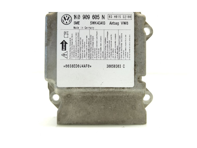 Блок подушек безопасности 1K0909605N, 5WK43413   Volkswagen Jetta IV